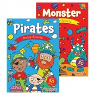My Fun Sticker Activity Book Pirates & Monsters