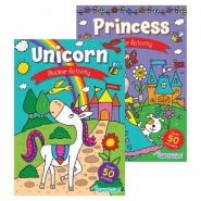 My Fun Sticker Activity Book Unicorn & Princess