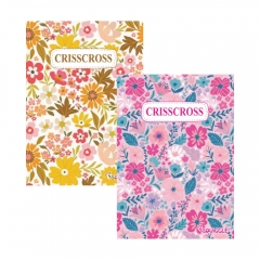 Floral Criss Cross, 7Inchx5Inch Size Floral Criss Cross, 7Inchx5Inch Size