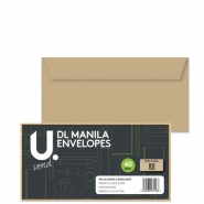 DL Manila Envelopes, 40pk