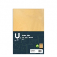 Padded Envelopes Size F 220x335mm, 3pk