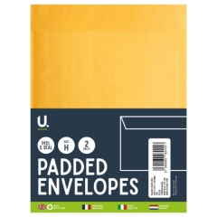 Padded Envelopes Size H 270x360mm, 2pk Padded Envelopes Size H 270x360mm, 2pk