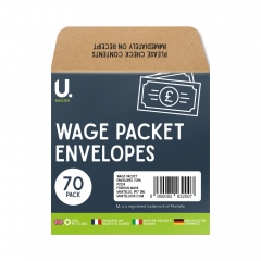 Wage Packet Envelopes, 70pk Wage Packet Envelopes, 70pk