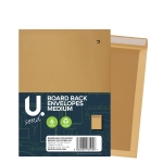 Board Back Envelopes Medium, 162x229mm, 6pk Board Back Envelopes Medium, 162x229mm, 6pk