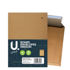 Board Envelopes Medium, 175x250mm, 4pk Board Envelopes Medium, 175x250mm, 4pk