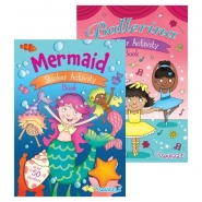 Mermaid & Ballerina Sticker Activity Book