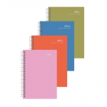 A5 WTV Colour Block Spiral Diary in CDU A5 WTV Colour Block Spiral Diary in CDU
