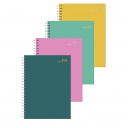 A5 WTV Colour Block Spiral Diary in CDU A5 WTV Colour Block Spiral Diary in CDU