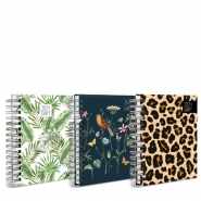 2024 A6 WTV Patterned Spiral Diary Asst 2, Wildlife
