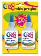 White PVA Glue, 2pk