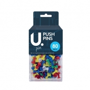 Push Pins, 80pk