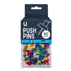 Push Pins, 80pk Push Pins, 80pk
