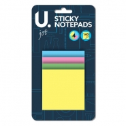 Sticky Notepads, 4pk