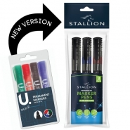 Permanent Markers, 4pk Assorted