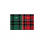 Pocket Patterned Diary - Tartan in CDU Pocket Patterned Diary - Tartan in CDU