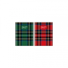 Pocket Patterned Diary - Tartan in CDU Pocket Patterned Diary - Tartan in CDU