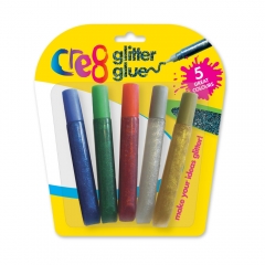 Glitter Glue, 5pk Assorted Glitter Glue, 5pk Assorted