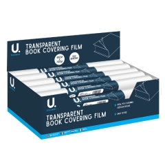 Transparent Book Covering Film 40cm x 70cm in CDU Transparent Book Covering Film 40cm x 70cm in CDU