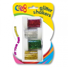 Glitter Shakers, 4pk Assorted Glitter Shakers, 4pk Assorted