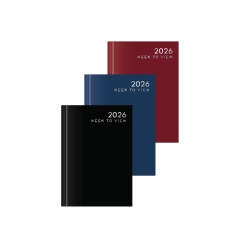 A6 Page a Day Classic Diary (Half Page Weekends) in CDU A6 Page a Day Classic Diary (Half Page Weekends) in CDU