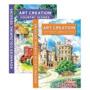 Country Scenes, Castles & Cottages Advanced Colouring