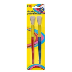 Chunky Paint Brushes, 2pk Chunky Paint Brushes, 2pk