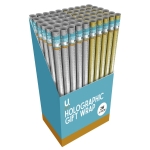 Gold & Silver Holographic Giftwrap 2m x 70cm Gold & Silver Holographic Giftwrap 2m x 70cm