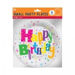 Happy Birthday Small Plates, 6pk Happy Birthday Small Plates, 6pk