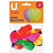Neon Balloons, 10pk Neon Balloons, 10pk