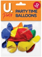 It's Party Time Balloons, 12pk