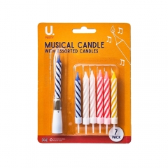 Musical Candle & Assorted Candles Musical Candle & Assorted Candles