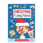 Christmas Funny Face Sticker Book