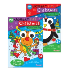 Christmas Wobbly Eyes Colouring Pad Christmas Wobbly Eyes Colouring Pad