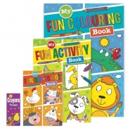 Colouring Activity Pack with Crayons