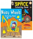 Space & Noisy Wheels Colouring Book Space & Noisy Wheels Colouring Book