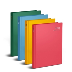 A5 Page a Day Colour Block Diary (Half Page Weekends) CDU