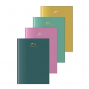 A5 Page a Day Colour Block Diary (Half Page Weekends) CDU