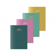 A6 Page a Day Colour Block Diary (Half Page Weekends) CDU