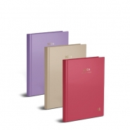 2024 A6 Page a Day Colour Block Diary(Half Page Weekends