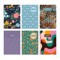 A5 WTV Graphic Patterned Diary , 6 Asst in CDU A5 WTV Graphic Patterned Diary , 6 Asst in CDU