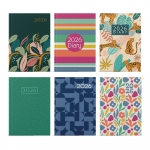 A5 WTV Graphic Patterned Diary , 6 Asst in CDU A5 WTV Graphic Patterned Diary , 6 Asst in CDU