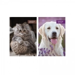 A5 WTV Patterned Diary - Cats & Dogs in CDU A5 WTV Patterned Diary - Cats & Dogs in CDU