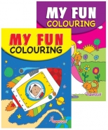 A5 Princess & Space Colouring Books