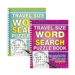 Travel Size Word Search 1 & 2, Spiral Bound