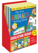 My First Words/Opposites/ Animals Activity Books