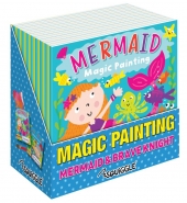 Knight & Mermaid Magic Painting Book, 20x20cm