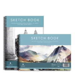A4 Artist Sketchbook Side & Top Bound Asst A4 Artist Sketchbook Side & Top Bound Asst