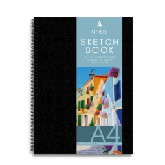 A4 Artist Hardback Sketchbook, Portrait A4 Artist Hardback Sketchbook, Portrait