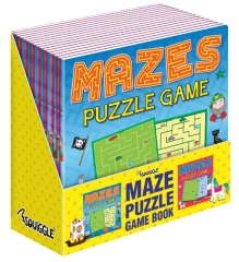 Mazes Puzzle Book, 21x21cm
