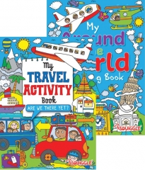 Around the World & My Travel, Colouring & Activity book